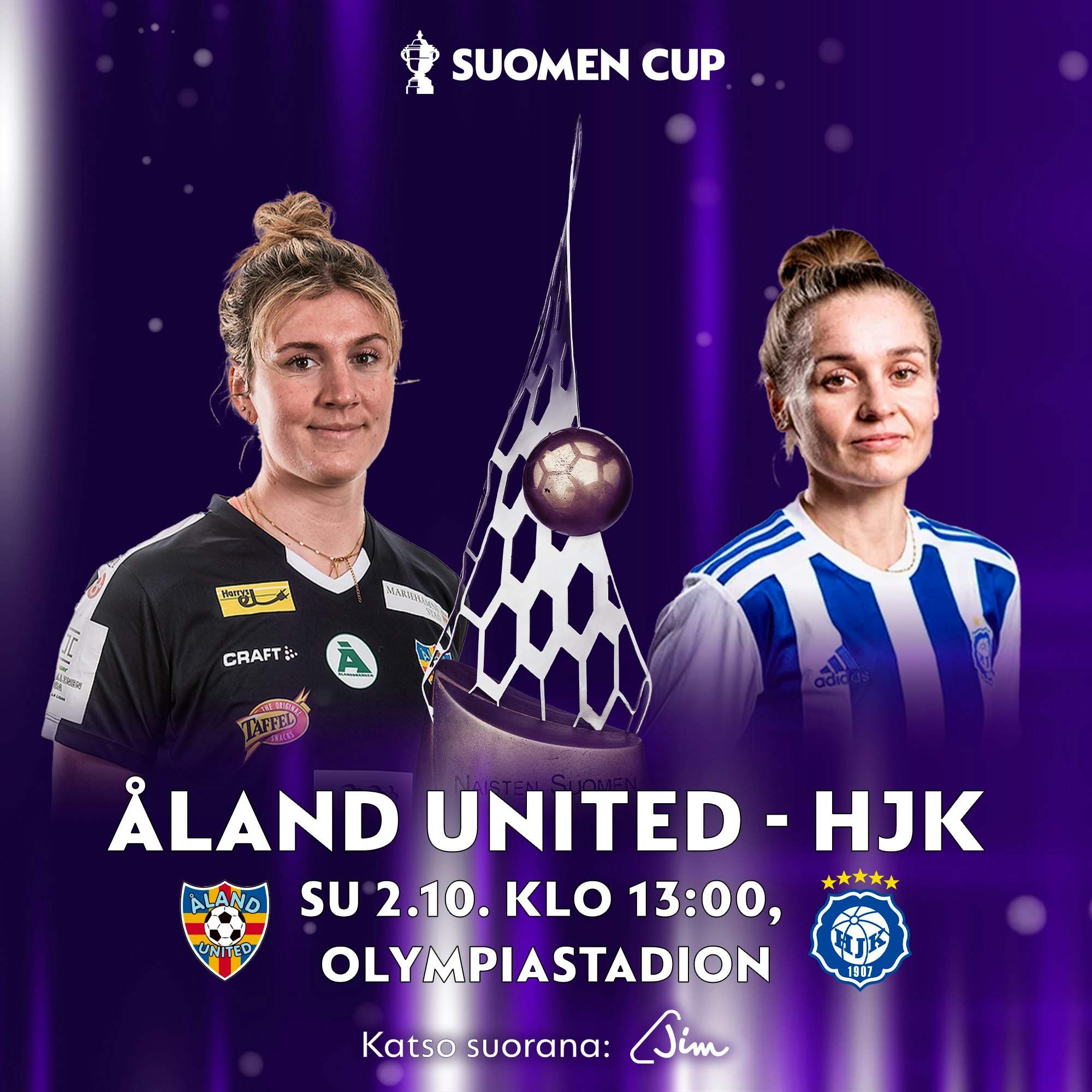 Suomen Cup -finaali 2.10.2022 Olympiastadionilla