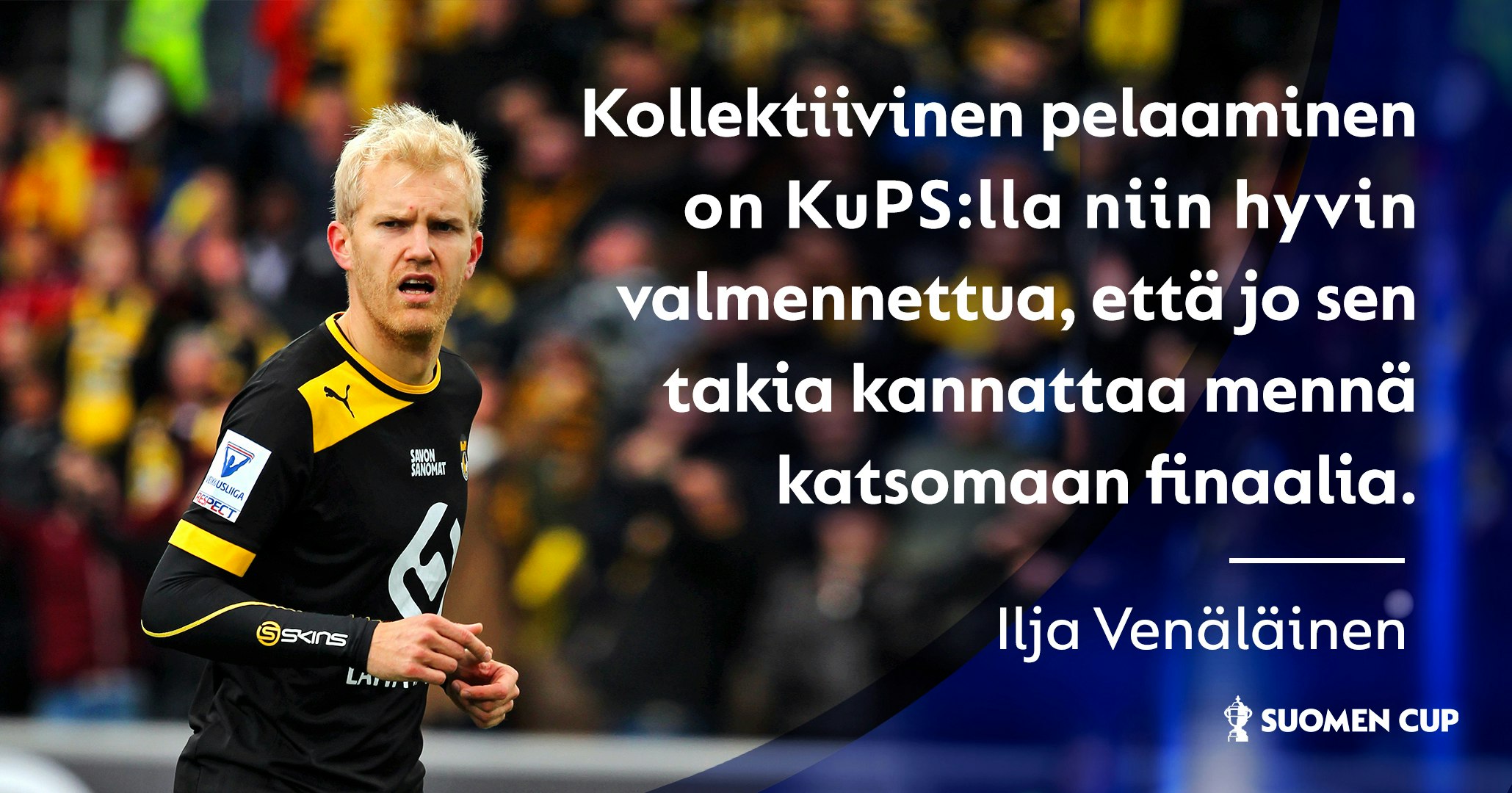 Ilja Venäläinen KuPS-paidassa vuonna 2013. Kuva: Juha Tamminen / Palloliitto