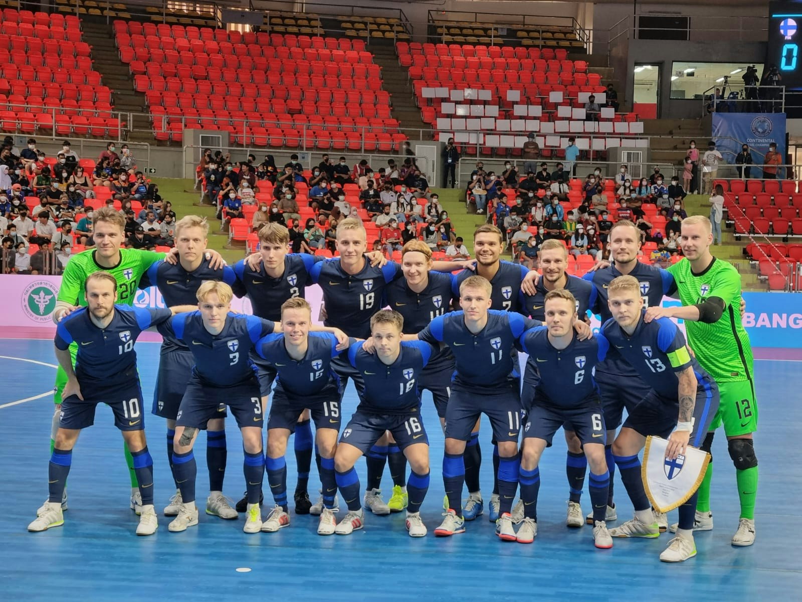 Futsalmaajoukkue joukkuekuva