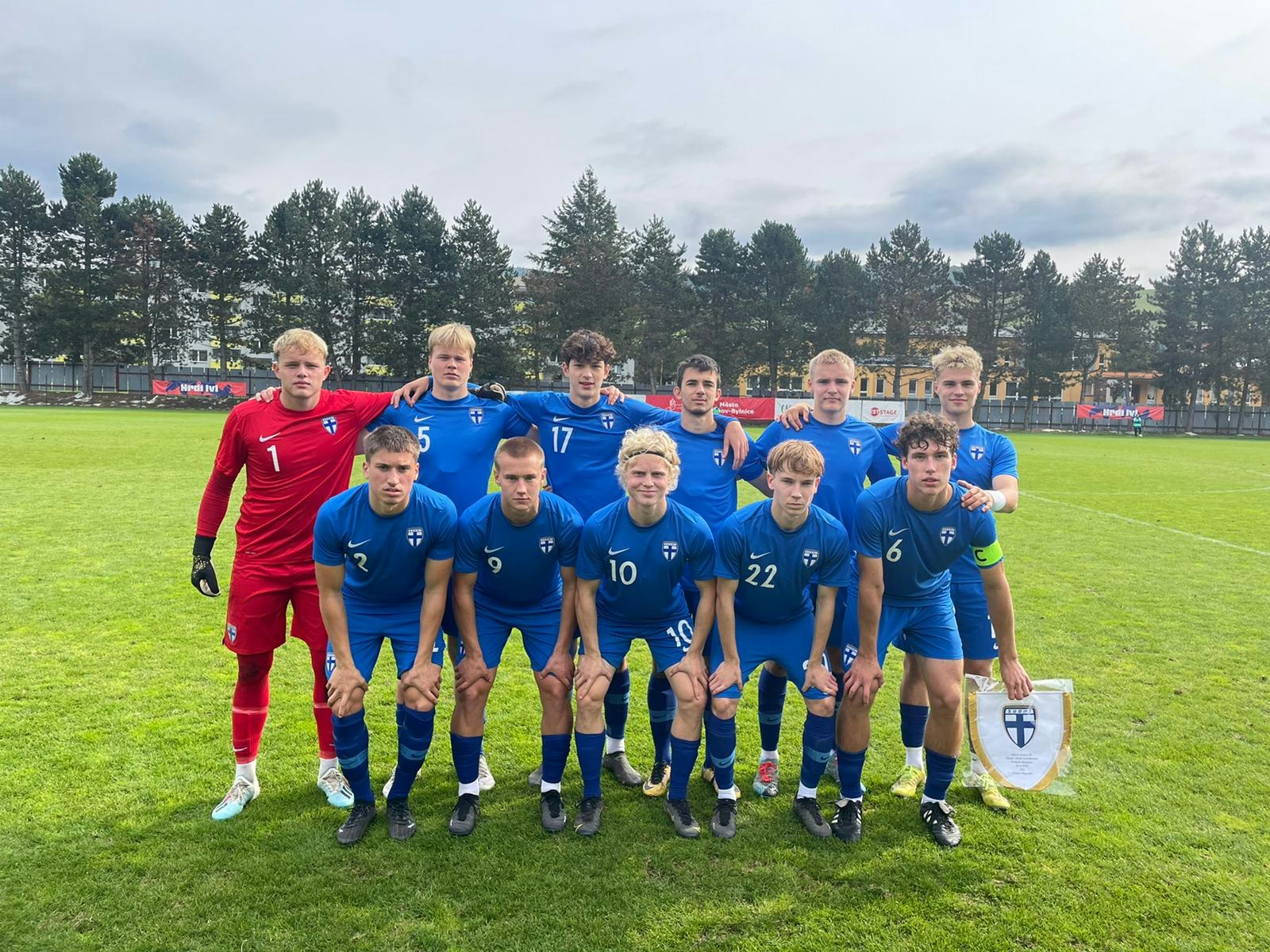 Suomen avaus Slovakiaa vastaan.