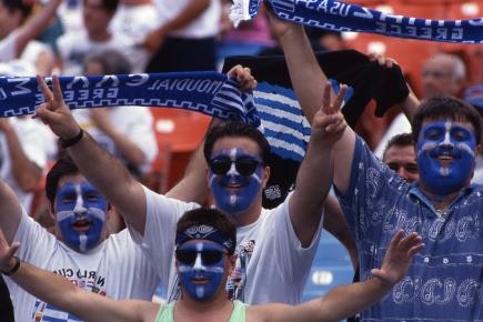 Kreikan kannattajia MM-kisoissa 1994, valokuva