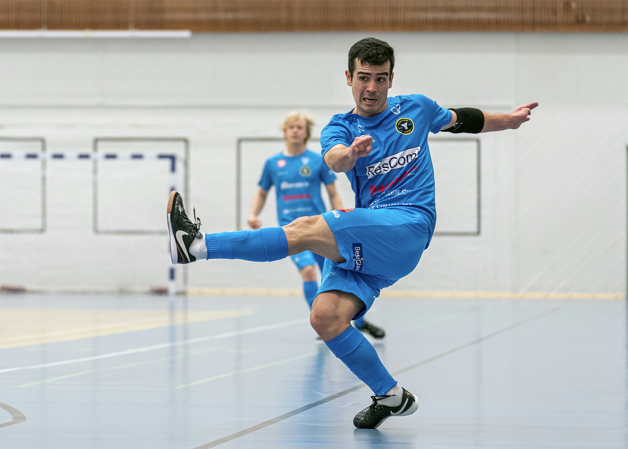 Vieska Futsalin Henry Gutierrez tehtaili pisteitä joukkueelleen
