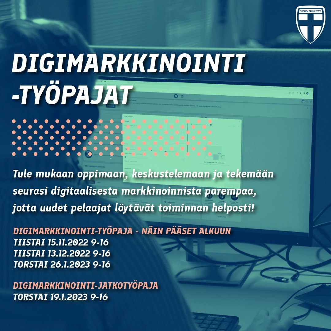 Suomen Palloliiton digimarkkinointi-työpajat