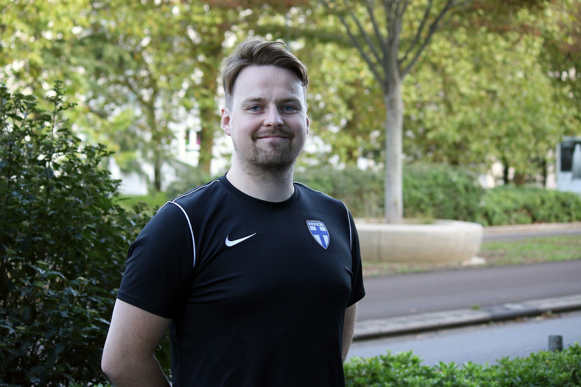 Tuomas Linjamäki on U19 futsalmaajoukkueen fysioterapeutti
