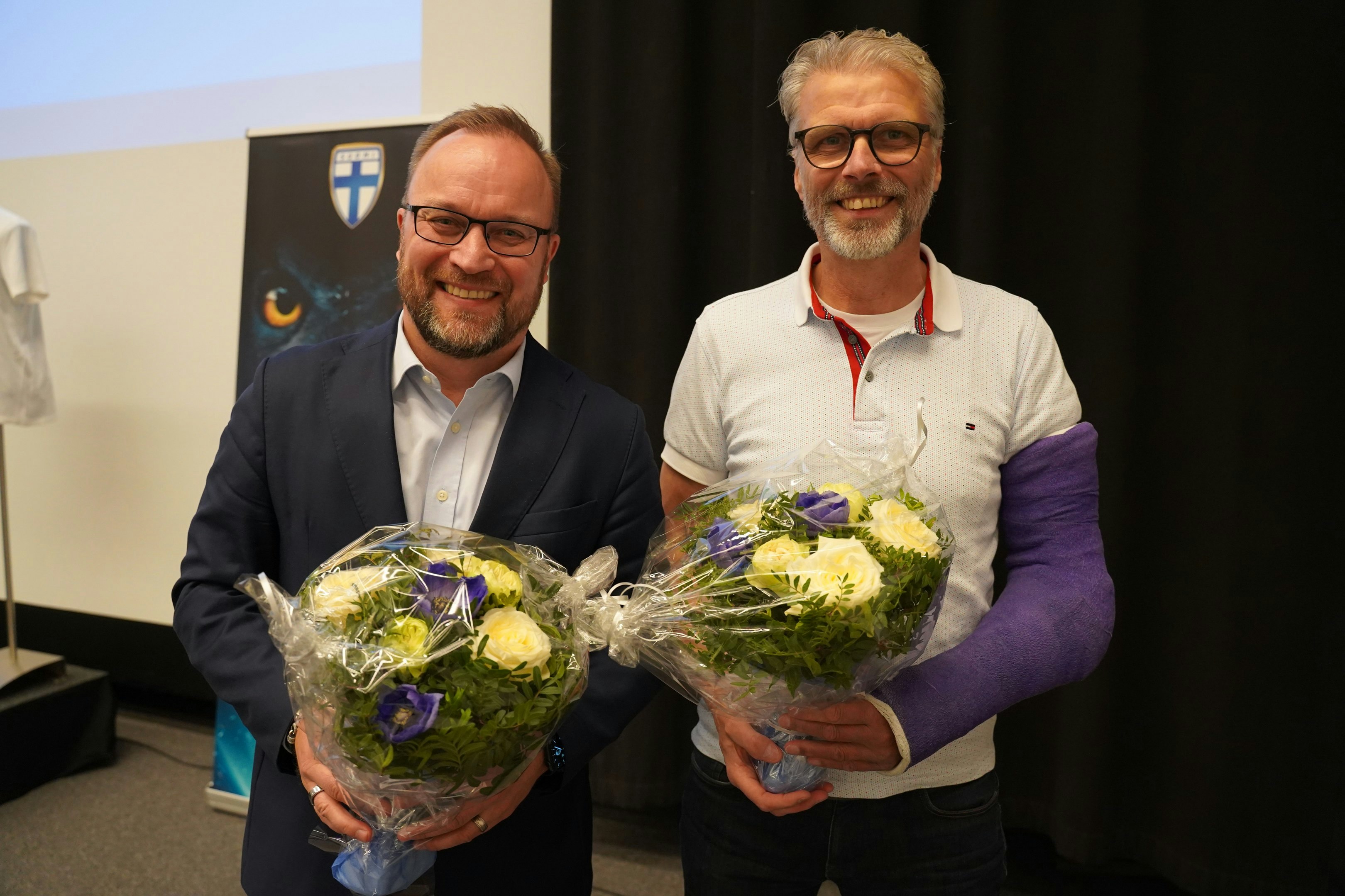 Kaarlo Kankkunen ja Ari Murtonen.