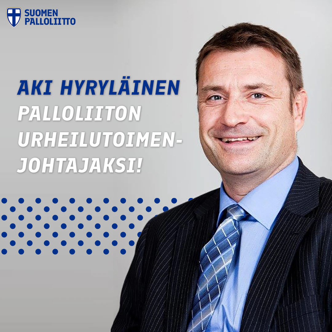 Aki Hyryläinen on Palloliiton uusi urheilutoimenjohtaja
