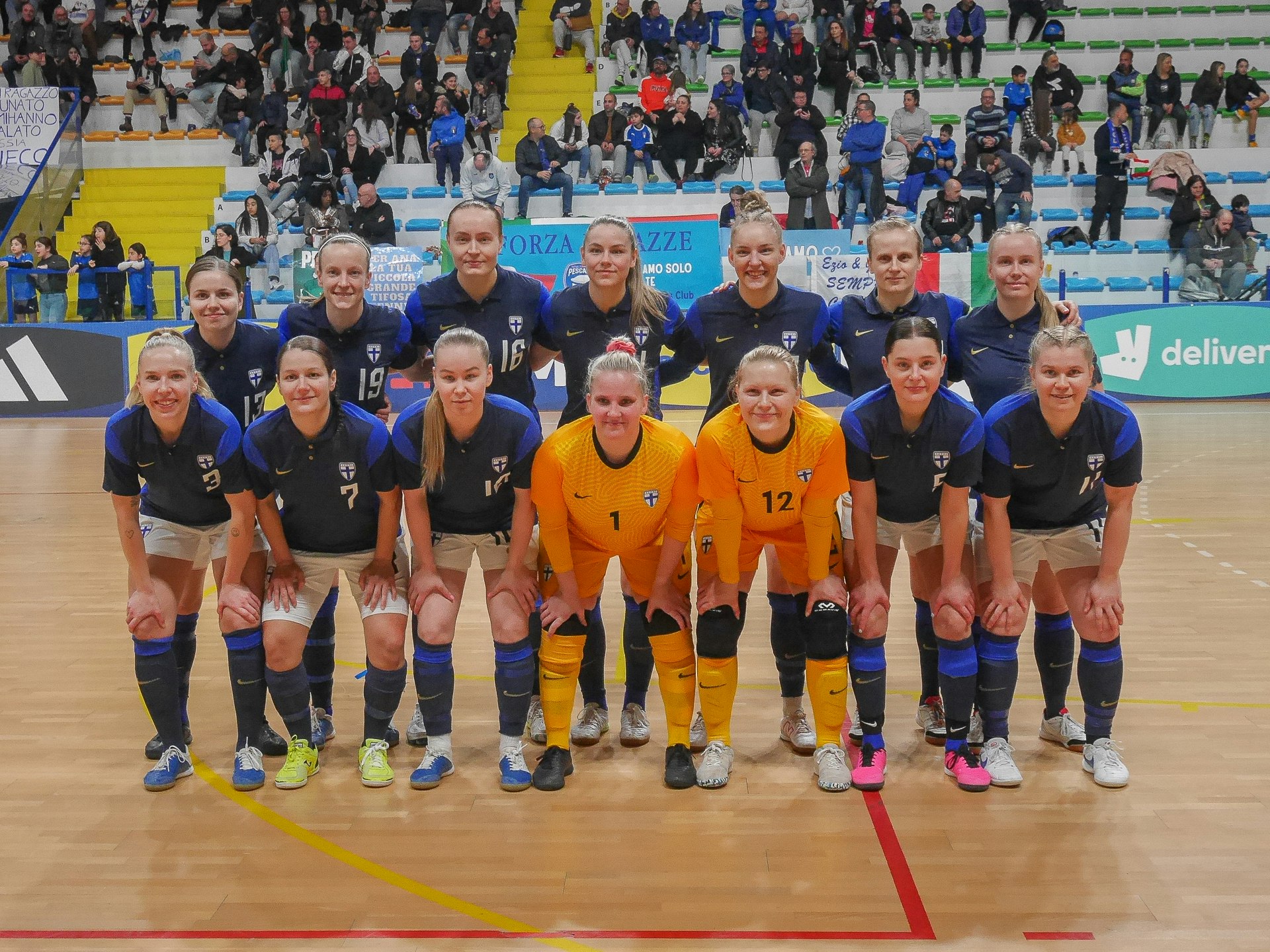 Suomen kokoonpano Italiaa vastaan 18.3.