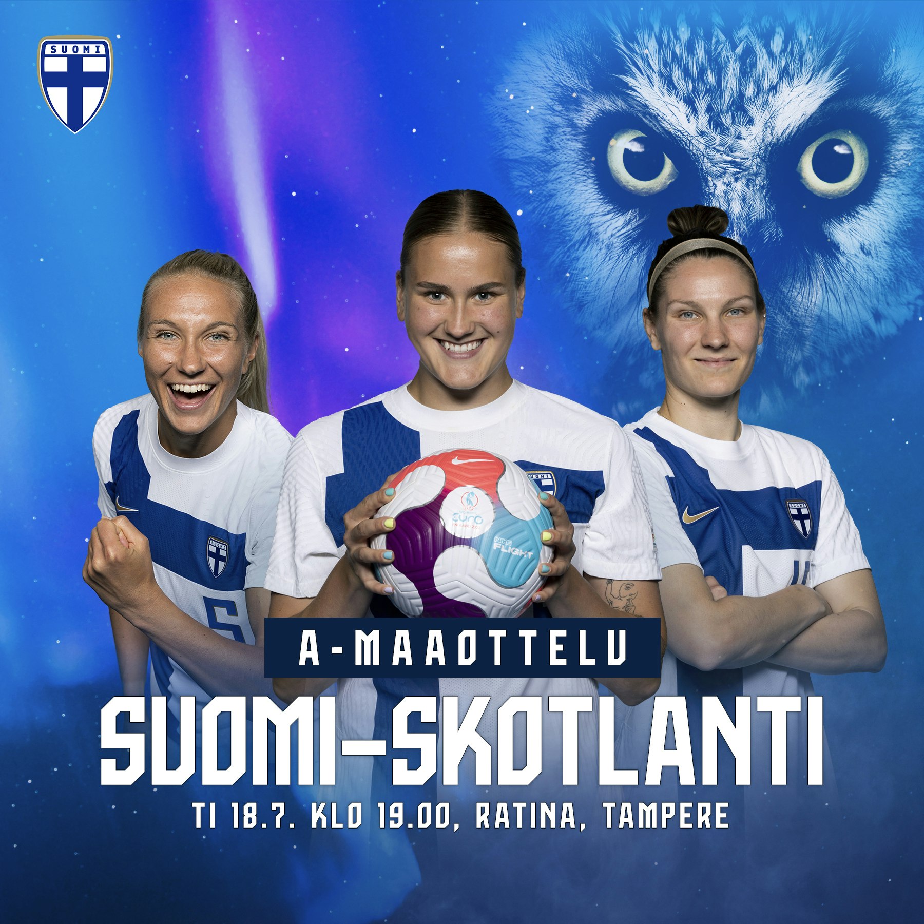 Suomi kohtaa UEFA Nations Leaguen kotikenraalissa Skotlannin Tampereella!
