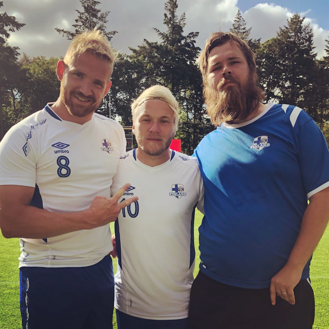 Mikael Jukarainen, Johannes Siikonen ja Janne Helander.