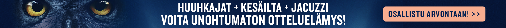 Osallistu arvontaan ja voita paikat jacuzzi-katsomoon Huuhkajien Slovenia-ottelussa!