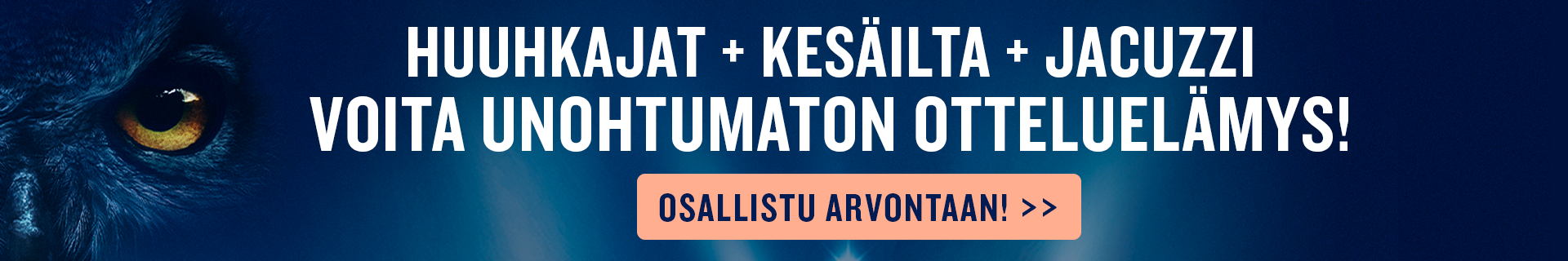Osallistu arvontaan ja voita paikat jacuzzi-katsomoon Huuhkajien Slovenia-ottelussa!
