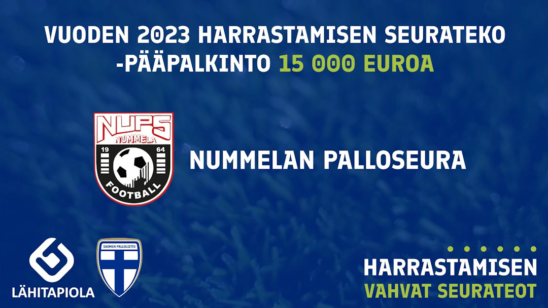 Harrastamisen vahvat seurateot 2023.