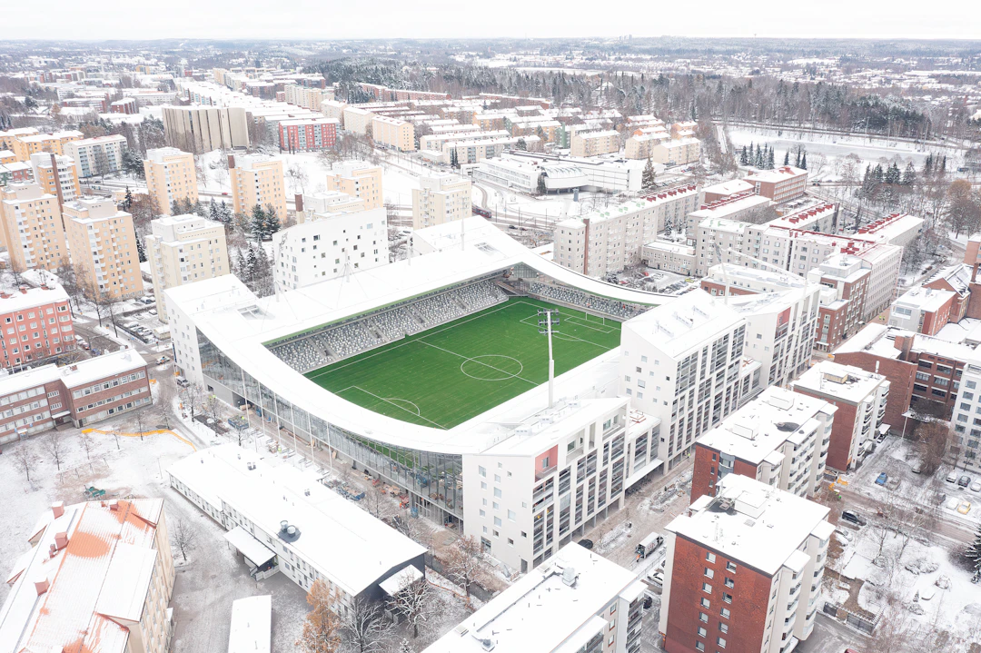 Tammelan stadion vuonna 2023.