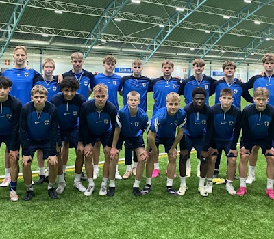 Suomen joukkue Islanti-tuplamaaottelussa.