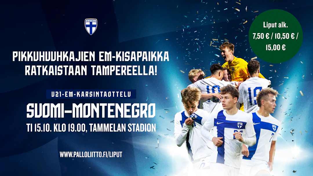 Pikkuhuuhkajien EM-kisapaikka ratkaistaan Tampereella Montenegroa vastaan!