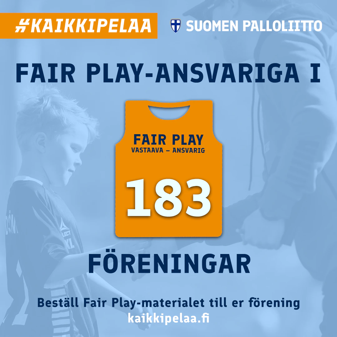 Fair Play -ansvarig i 183 föreningar.