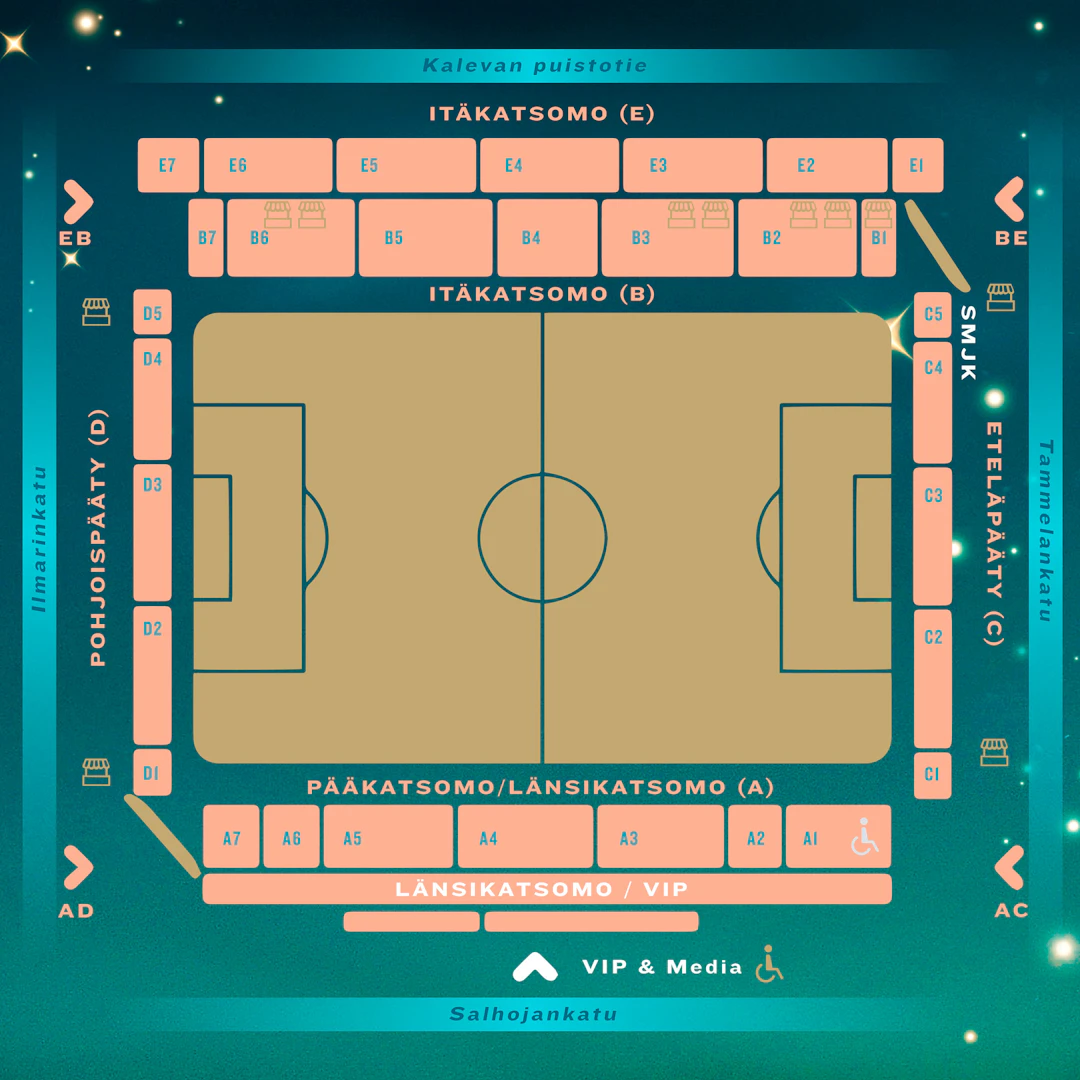 Tammelan Stadionkartta Helmarit FINMNE