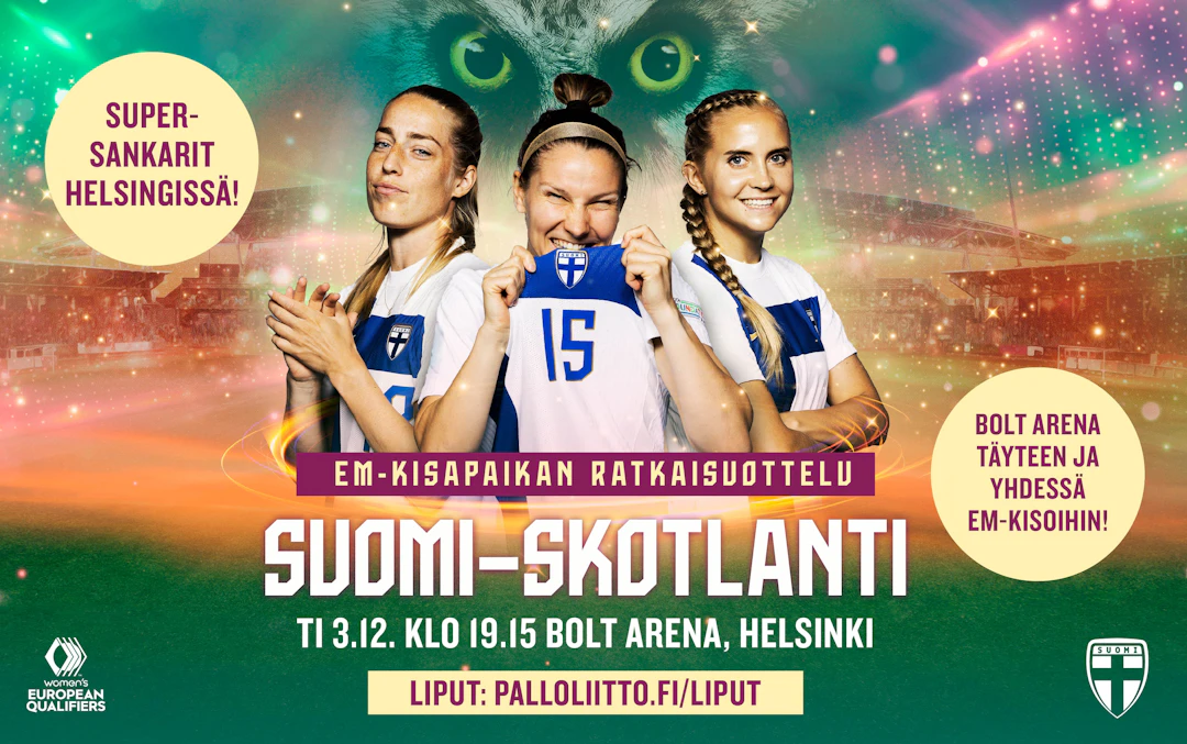 Täytetään yhdessä Bolt Arena EM-kisapaikan ratkaisuotteluun!