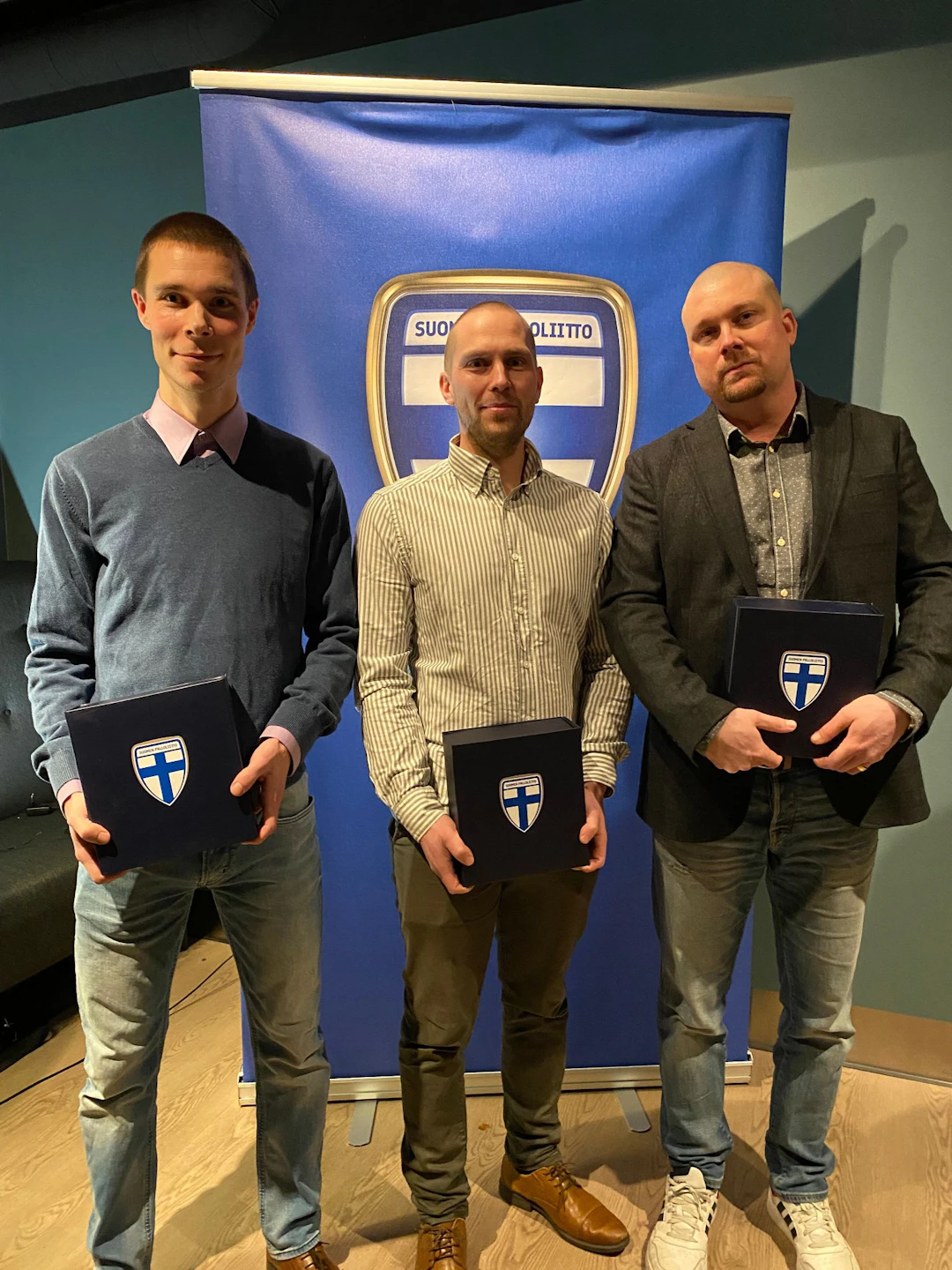 Ossi Kaski, Olli Kärnä ja Pekka Laakso