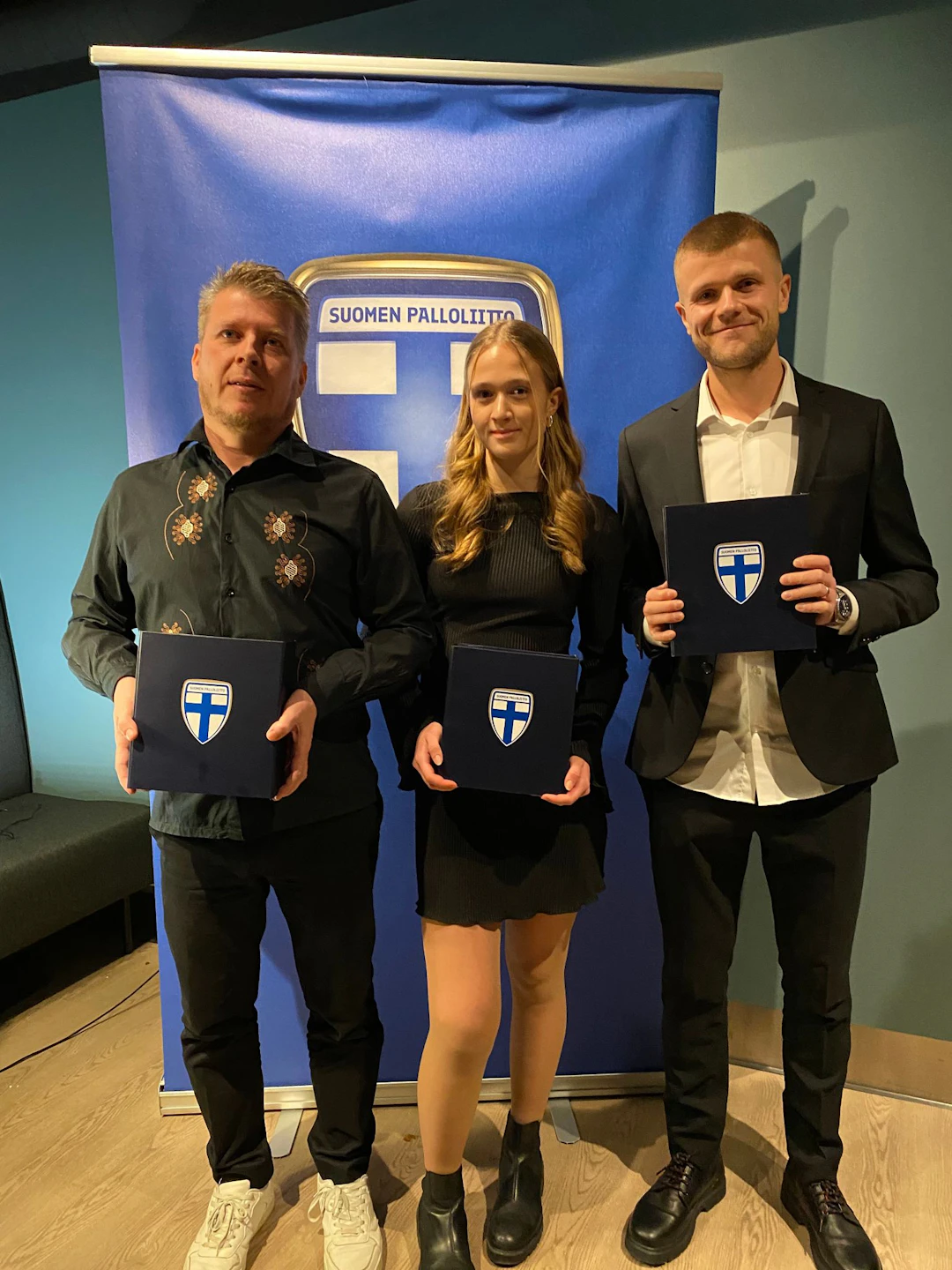 Jani Sallinen, Anni Pulkkanen ja Petteri Pennanen