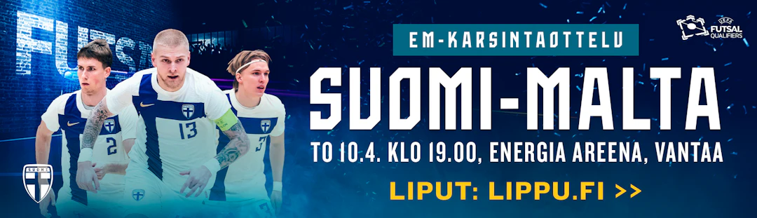 Liput miesten futsalmaajoukkueen EM-karsintaotteluun Maltaa vastaan!