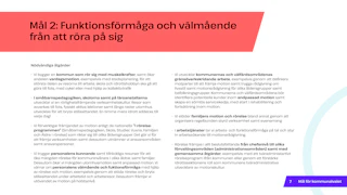 Funktionsförmåga och välmående från att röra på sig