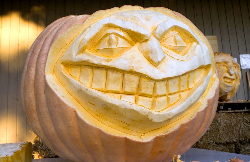 Giant Pumpkin Carving