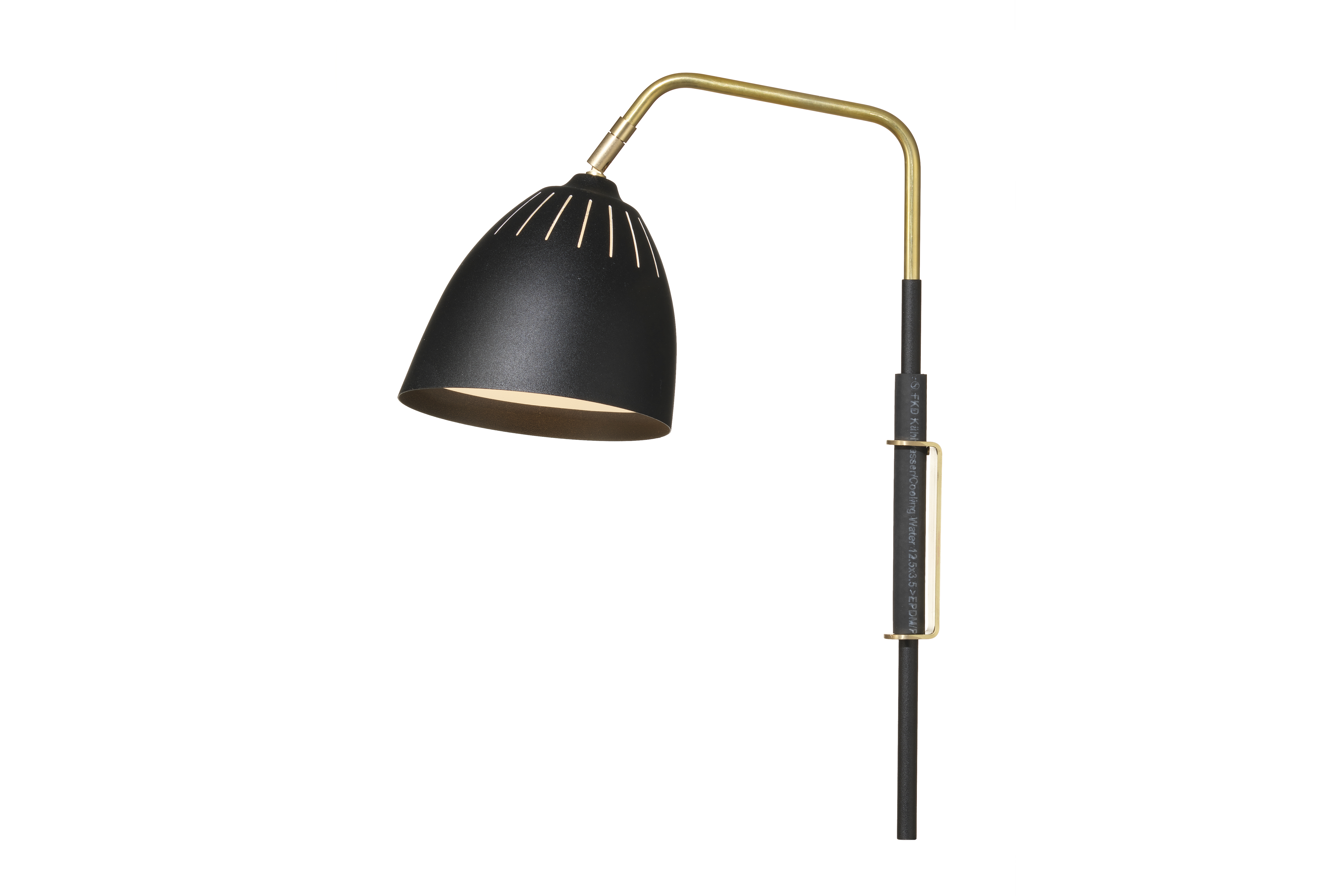 Black structure RAL9005/ rough brass