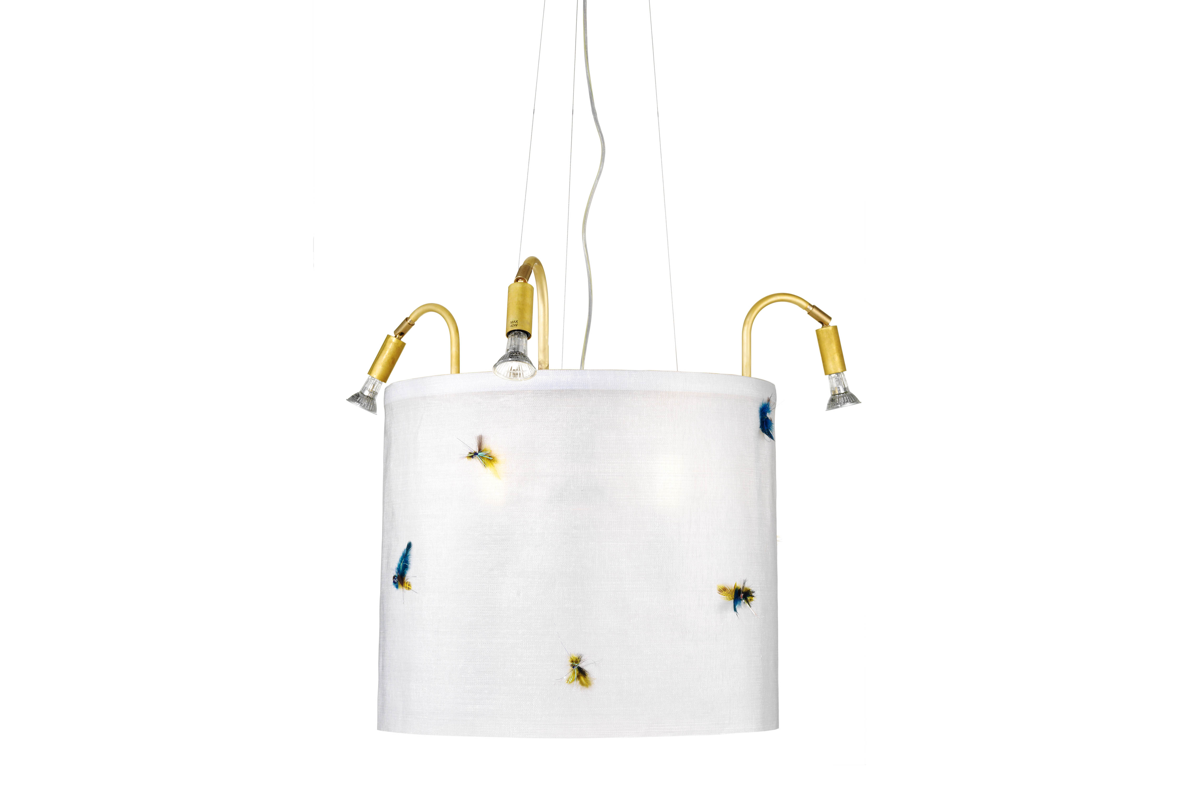 Off-white xorel shade with flies