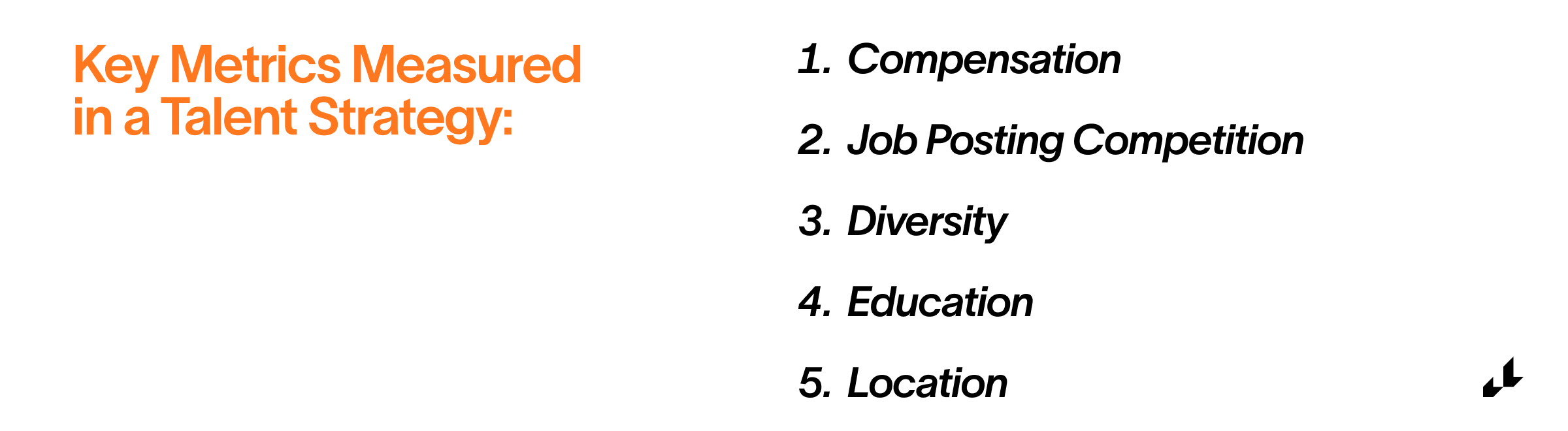 key metrics talent strategy