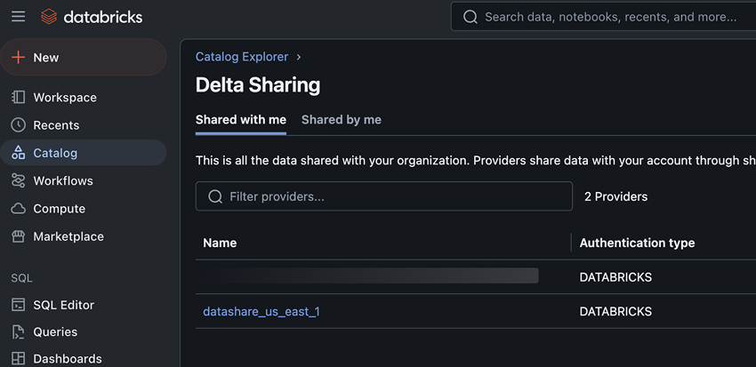 Connecting Databricks - 3 - Select the Provider