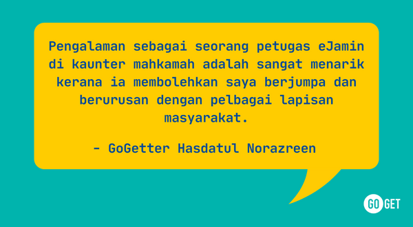 July 2022 GoGetter Spotlight: Hasdatul Norazreen