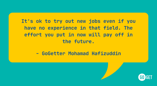 May 2022 GoGetter Spotlight: Mohamad Hafizuddin