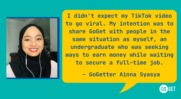 September 2022 GoGetter Spotlight: Ainna Syasya binti Mabeni 