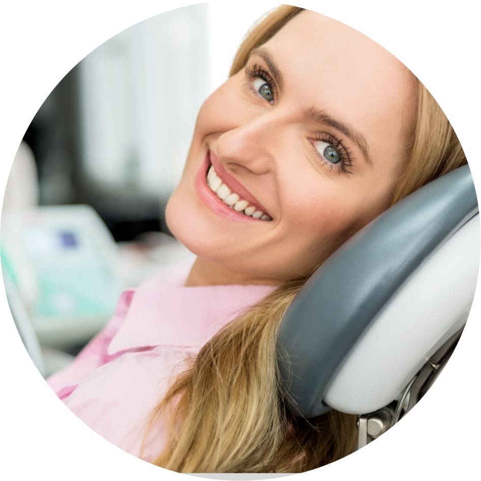 patient after seeing best implant dentist burbank