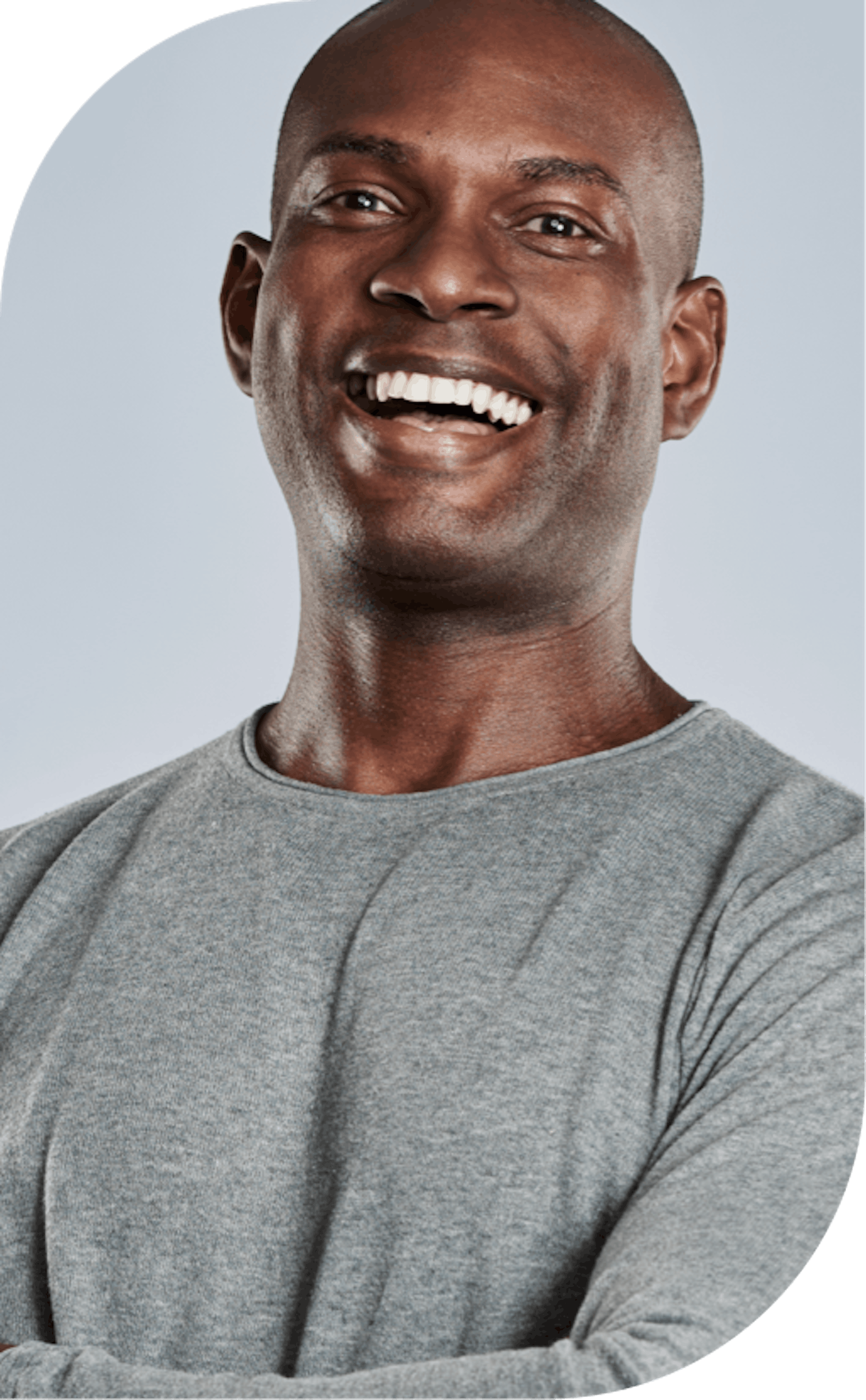 patient after seeing implant dentist burbank