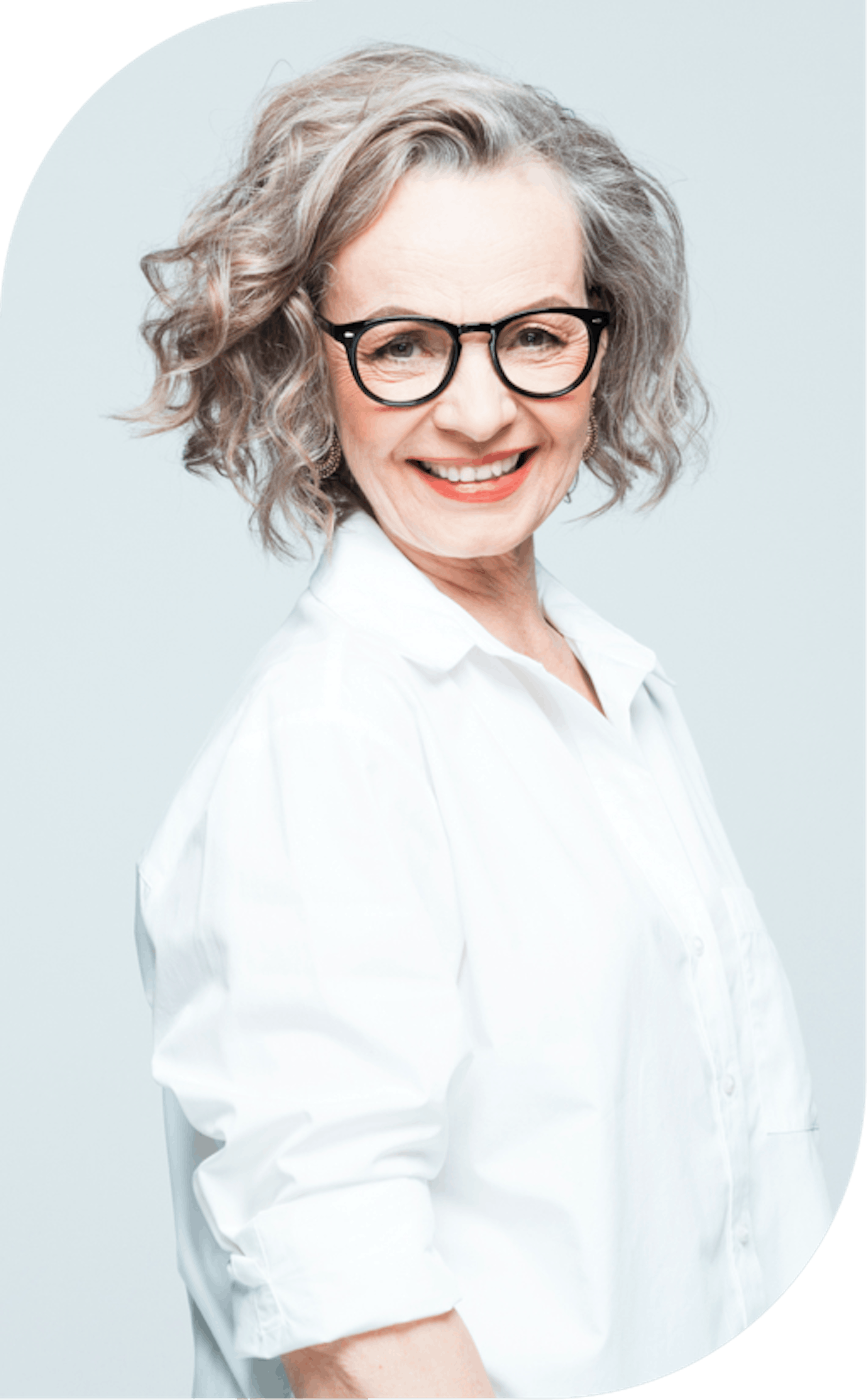 patient after implant dentistry burbank