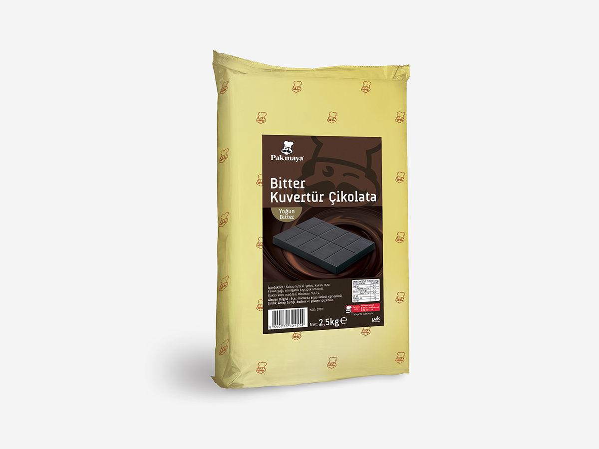 MURO◾️Taste of Chocolate Bitter and Sweet Strong Bitter Couverture Chocolate | Pakmaya
