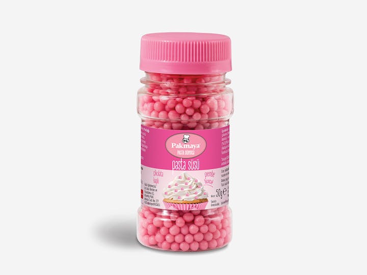 Cake Sprinkles Pink Beads Cake Sprinkles Pink Beads