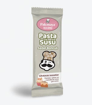 Pasta Dünyası White Chocolate Coated Mother-of-Pearl Beads
