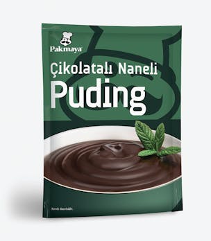 Çikolatalı Naneli Puding