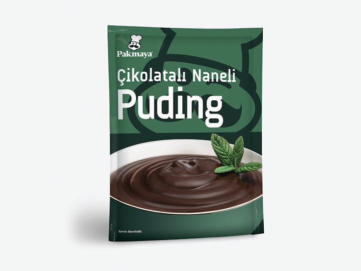 Çikolatalı Naneli Puding