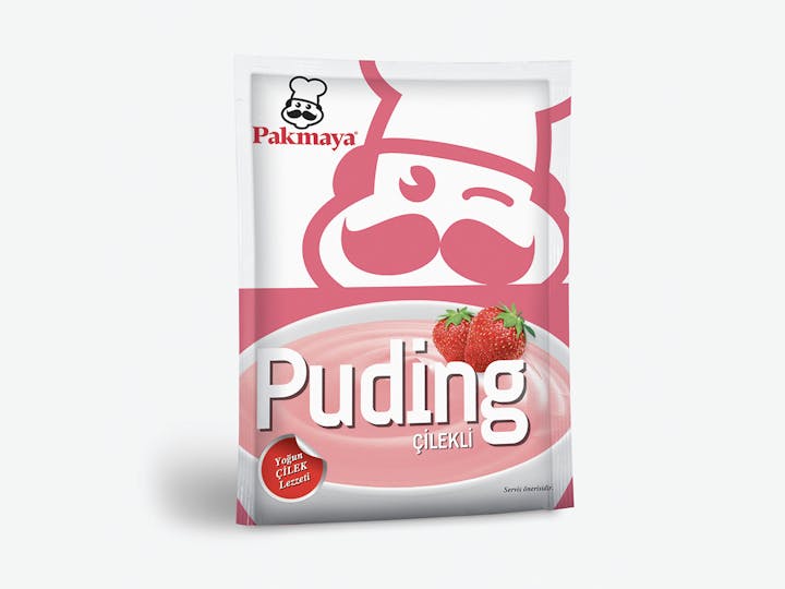 Çilekli Puding Çilekli Puding