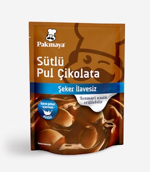 Şeker İlavesiz Sütlü Pul Çikolata