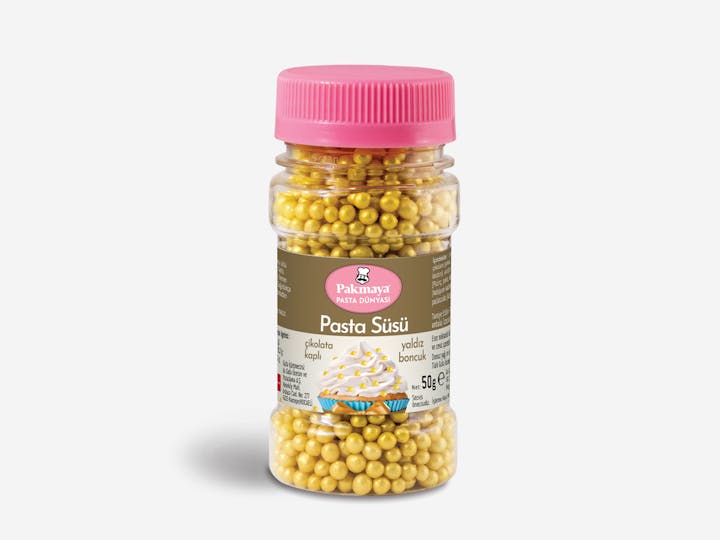 Cake Sprinkles Gold Beads Cake Sprinkles Gold Beads