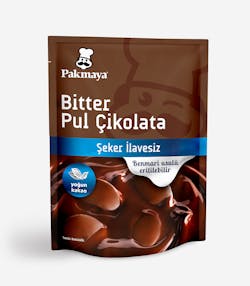Şeker İlavesiz Bitter Pul Çikolata