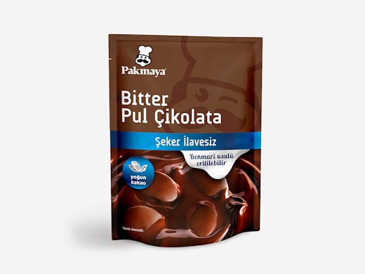 No Sugar Added Bitter Flake Chocolate