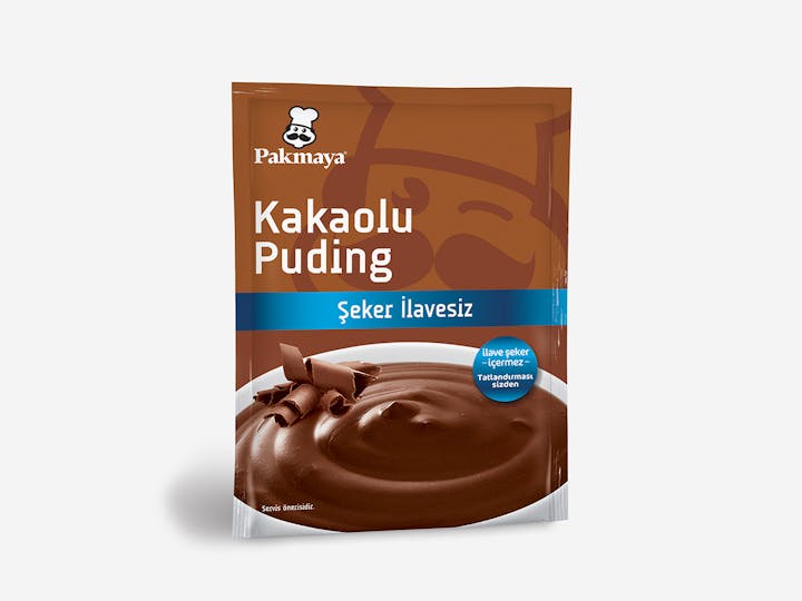 Şeker İlavesiz Kakaolu Puding 