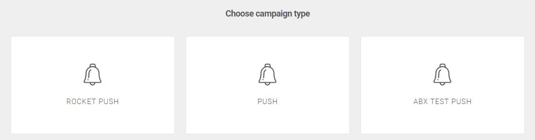 AB tests of web push notification campaigns