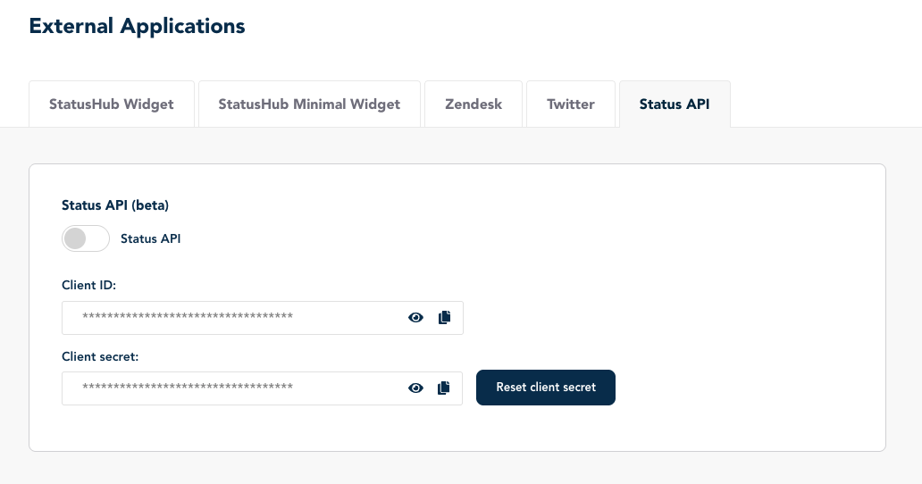 StatusHub Status API